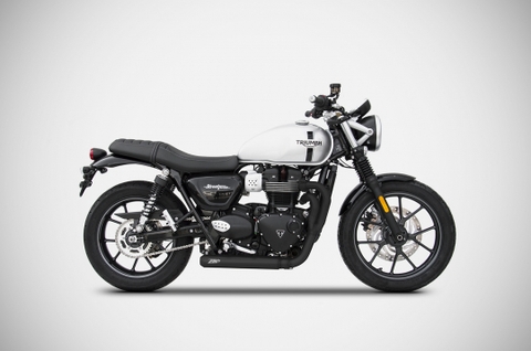 Pô Zard Triumph Street Twin - Full Kit 2>1 Cross Version