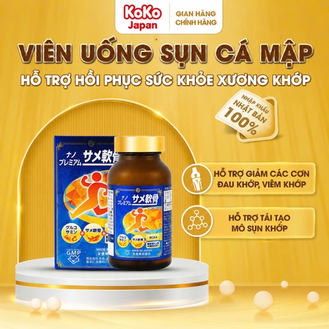 Viên uống hỗ trợ Xương Khớp NANO PREMIUM SHARK CARTILAGE 150 viên