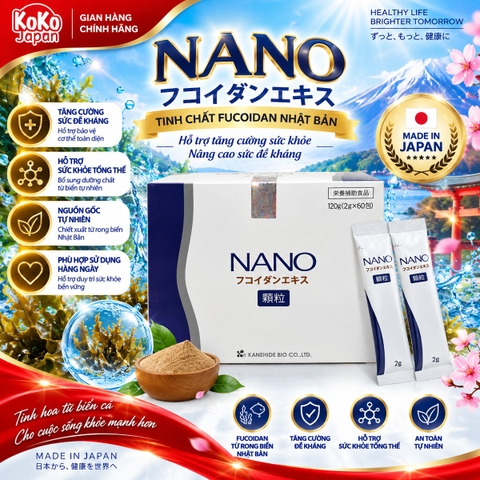 Fucoidan Nano 60 Gói (Hàng Nhập Khẩu)