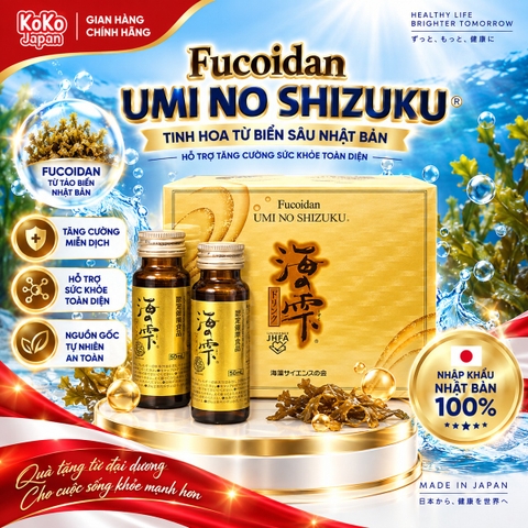 Fucoidan Umi No Shizuku dạng nước (nội địa JAPAN)