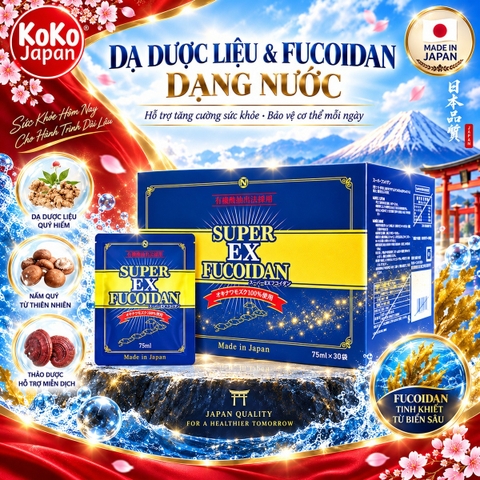 Super EX Fucoidan (75ml x30 gói)