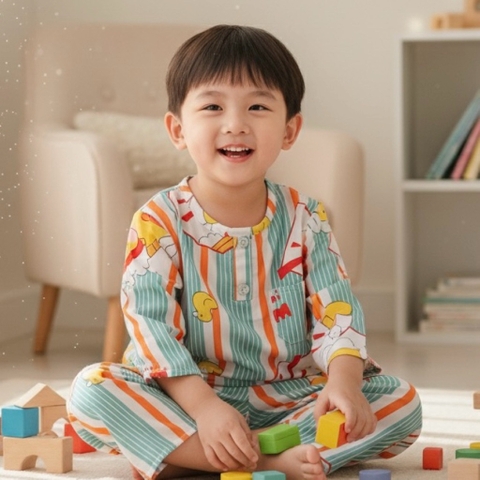 bé trai - tay dài quần dài lớn