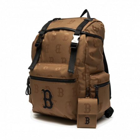 BALO MLB MONOGRAM NYLON JACQUARD BACKPACK BOSTON RED SOX