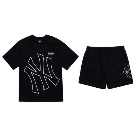 Bộ Quần Áo Cộc Tay MLB Megalogo T-shirt Set New York Yankees