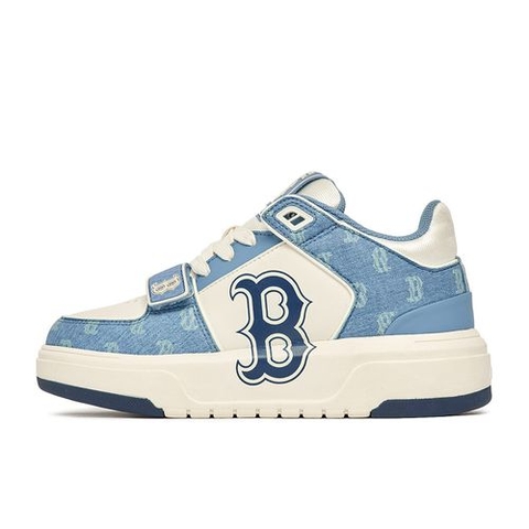 Giày MLB Chunky Liner Mid Denim Boston Red Sox D.Blue