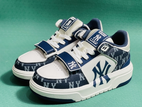 Giày MLB Chunky Liner Mid Denim New York Yankees D.Navy