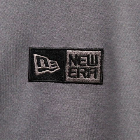 New Era Logo Thêu Full Xám