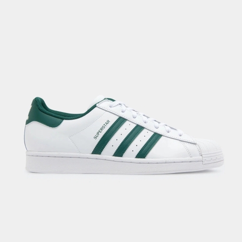 Giày Adidas Superstar White Collegiate Green