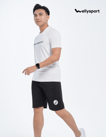 Áo Thun Nam Cao Cấp Welly Sport - Màu Trắng, Mã ANCGN008