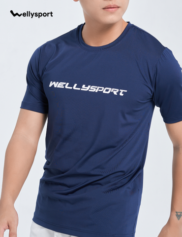 Áo Thun Nam Cao Cấp Welly Sport - Xanh Đậm, Mã ANCGN008