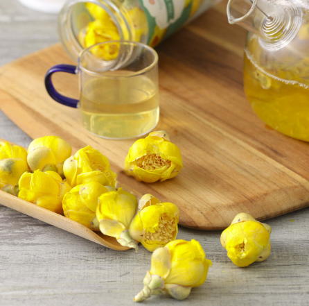 Trà hoa vàng và bí quyết trị thâm mắt