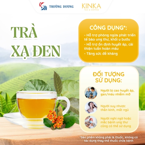 Trà Xạ Đen 50g (25 gói x 2g)