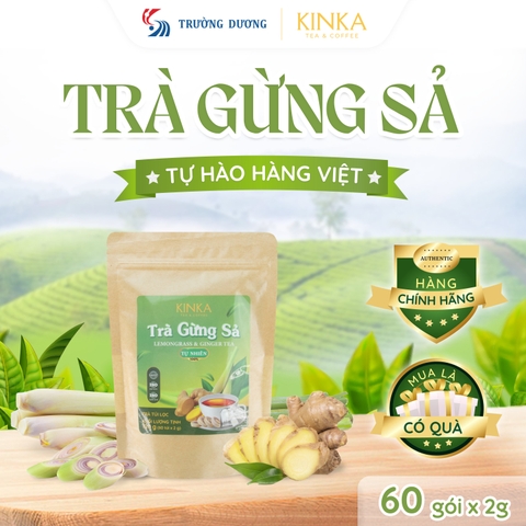 Trà Gừng Sả 120g (60 gói x 2g)
