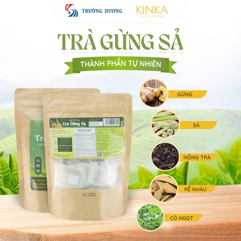 Trà Gừng Sả 120g (60 gói x 2g)