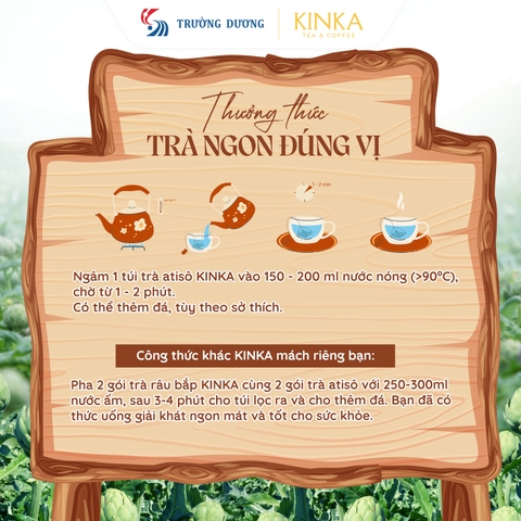 Trà Atiso 200g (100 gói x 2g) | Túi lớn tiết kiệm hơn