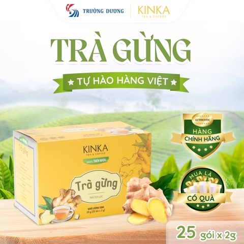Trà Gừng túi lọc 50g (25 gói x 2g)