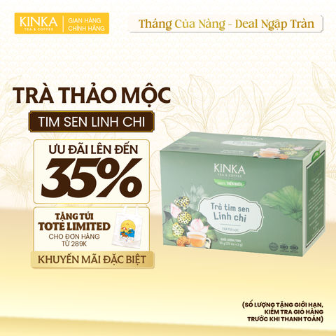 Trà Tim Sen Linh Chi 50g (25 gói x 2g)