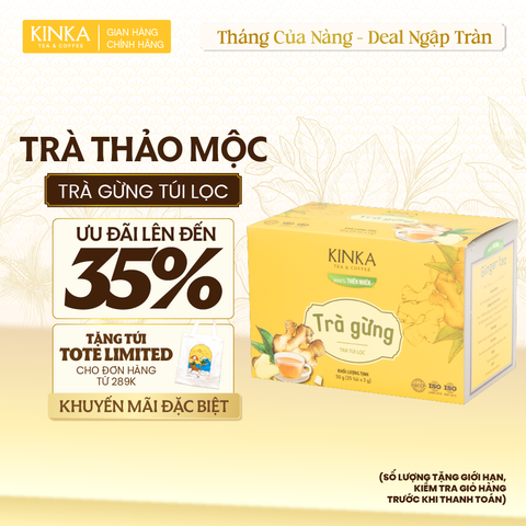 Trà Gừng túi lọc 50g (25 gói x 2g)