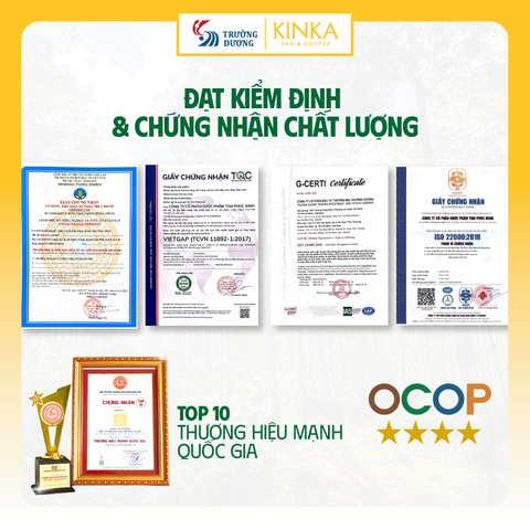 Set trà Phúc Duyên - Hoa trà hoa vàng Gia Lai - Sản phẩm OCOP