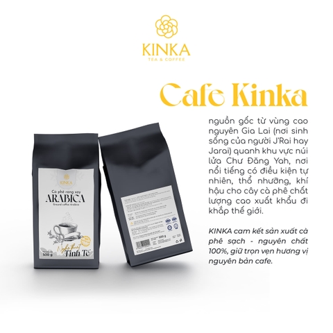 Cà phê Arabica rang xay - NGHỆ THUẬT TINH TẾ - 100% Nguyên chất