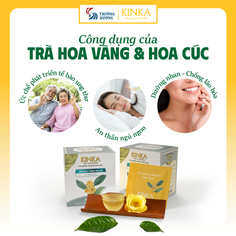MEDITATION TEA | Trà Hoa Vàng Gia Lai & Hoa Cúc 40g (20 gói x 2g)
