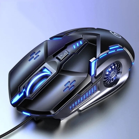 Chuột Gaming Máy Tính TEKKIN V5 PRO LED đổi màu Có Dây màu cực đẹp chuyên game, chỉnh được dpi
