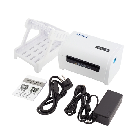 Máy in nhiệt TENKI TI68 khổ giấy A6 in đơn hàng tmđt shopee, phiếu gửi, minicode,  bảo hành 12 tháng 1 đổi 1