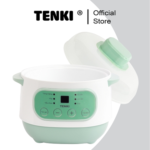 Nồi Nấu Chậm Tenki Ninh Hầm Nấu Cháo Chưng Yến Hấp Súp 6 Chế Độ Nấu Đa Năng