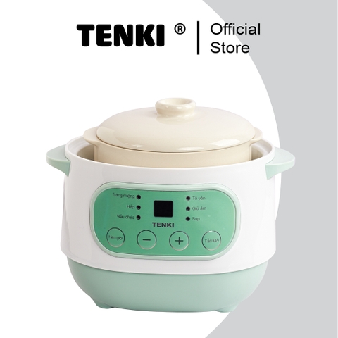 Nồi Nấu Chậm Tenki Ninh Hầm Nấu Cháo Chưng Yến Hấp Súp 6 Chế Độ Nấu Đa Năng