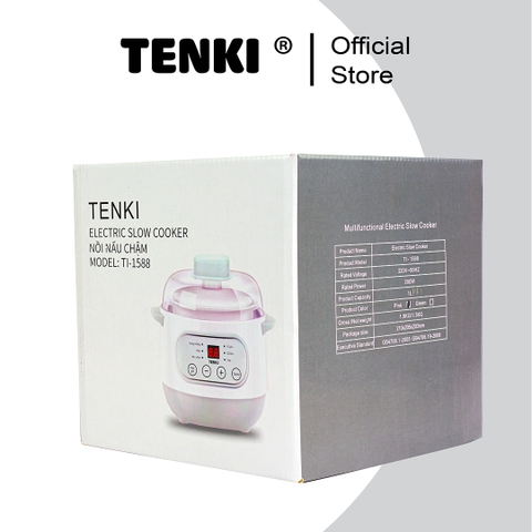Nồi Nấu Chậm Tenki Ninh Hầm Nấu Cháo Chưng Yến Hấp Súp 6 Chế Độ Nấu Đa Năng