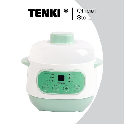 Nồi Nấu Chậm Tenki Ninh Hầm Nấu Cháo Chưng Yến Hấp Súp 6 Chế Độ Nấu Đa Năng