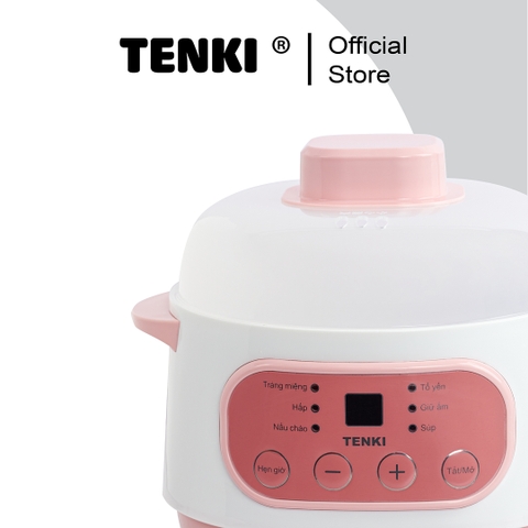 Nồi Nấu Chậm Tenki Ninh Hầm Nấu Cháo Chưng Yến Hấp Súp 6 Chế Độ Nấu Đa Năng