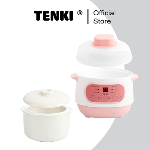 Nồi Nấu Chậm Tenki Ninh Hầm Nấu Cháo Chưng Yến Hấp Súp 6 Chế Độ Nấu Đa Năng