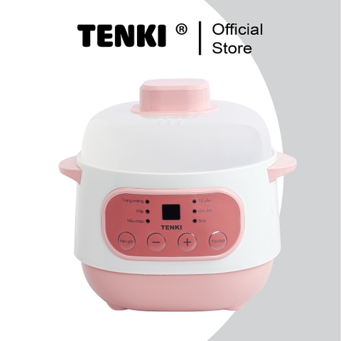 Nồi Nấu Chậm Tenki Ninh Hầm Nấu Cháo Chưng Yến Hấp Súp 6 Chế Độ Nấu Đa Năng