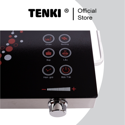 Bếp hồng ngoại cảm ứng Tenki mặt kính caremic siêu bền chịu nhiệt cao