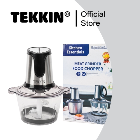 Máy xay thịt thực phẩm đa năng TEKKIN A6 công suất 300W, cối thủy tinh bảo hành 12 tháng