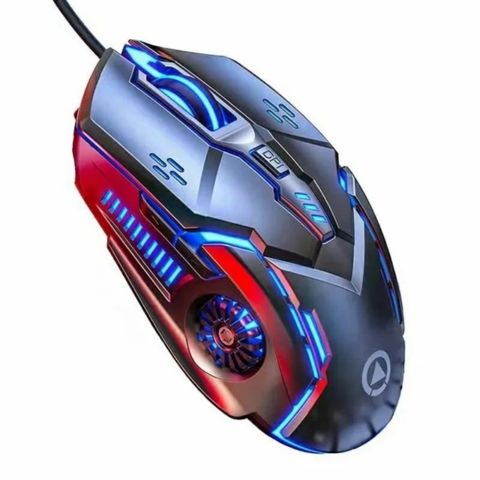Chuột Gaming Máy Tính TEKKIN V5 PRO LED đổi màu Có Dây màu cực đẹp chuyên game, chỉnh được dpi