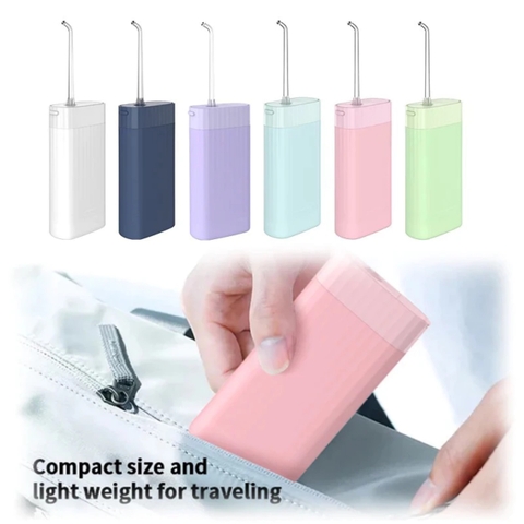 Máy tăm nước nhỏ gọn công suất mạnh mẽ TEKKIN TI-125 bảo hành 12 tháng vệ sinh răng sạch sẽ