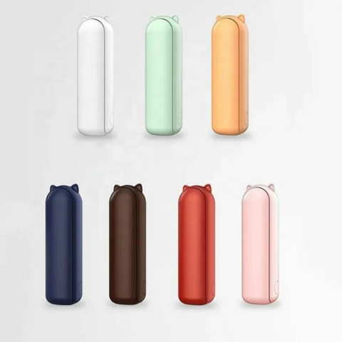Quạt mini cầm tay TEKKIN TI-218 pin 2000mah 3 tốc độ gió kiêm dự phòng, gập gọn bỏ túi