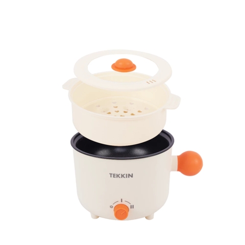 Nồi lẩu điện TEKKIN TI-25A 1.8L chống dính chiên xào lẩu bảo hành 12 tháng