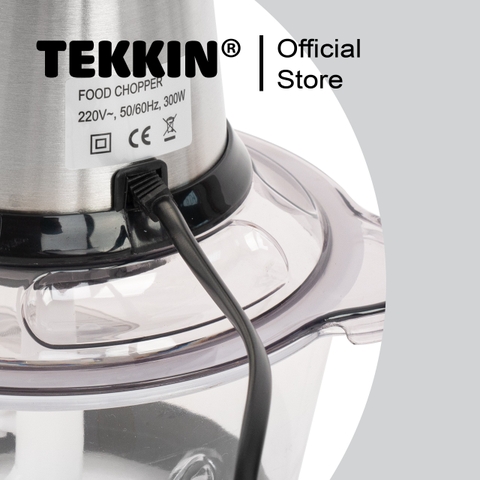 Máy xay thịt thực phẩm đa năng TEKKIN A6 công suất 300W, cối thủy tinh bảo hành 12 tháng