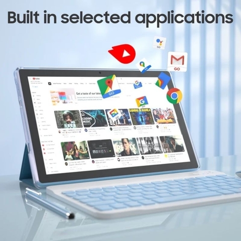 ￼Máy tính bảng 10.1 inch TEKKIN TI-8020 cpu 4 nhân 2.0ghz ram 4gb bộ nhớ 64gb tặng bao da chiến game