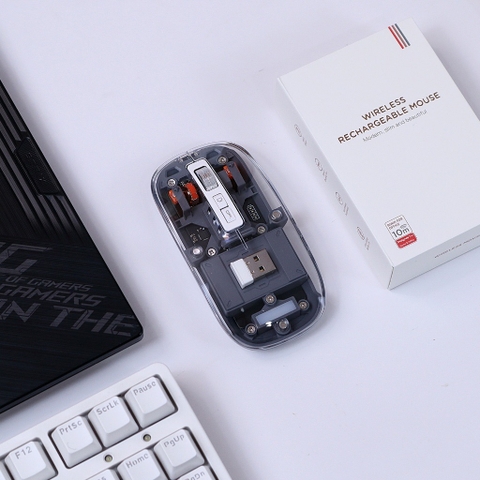 ￼Chuột Bluetooth Không Dây TEKKIN M233 Thiết Kế Trong Suốt Độc Lạ