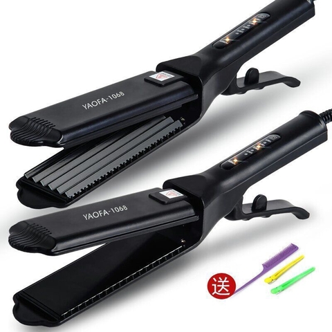 ￼Máy bấm phồng tóc hình răng cưa siêu xinh tặng kèm lược và kẹp tóc