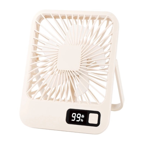 ￼quạt để bàn mini di động có thể sạc lại pin 2000mah 5 chế độ gió