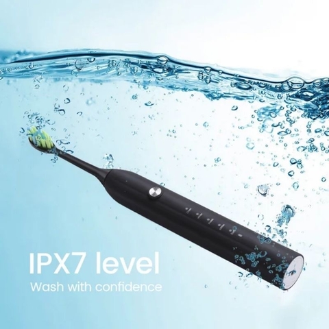 ￼Bàn chải điện TEKKIN TI-820 5 chế độ đánh sóng âm cực mạnh bh 12 tháng