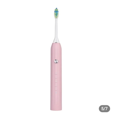 ￼Bàn chải điện TEKKIN TI-820 5 chế độ đánh sóng âm cực mạnh bh 12 tháng