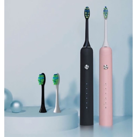 ￼Bàn chải đánh răng điện cao cấp TEKKIN SONIC TI-819 tặng hộp đựng cao cấp rung cực mạnh 5 chế độ chống nước