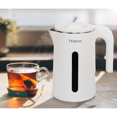 ￼Ấm Siêu Tốc Tự Ngắt INOX 304 Cao Cấp TEKKIN TI-2868 Dung Tích Lớn 2.3L (dung tích sử dụng 1.8L)