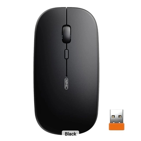 ￼Chuột Bluetooth không dây tự sạc pin TEKKIN INPHIC M1P ko tiếng click sạc 1 lần dùng 8 tuần cho máy tính